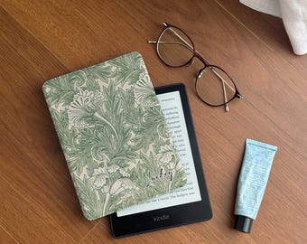 Artistic Botany New Kindle Paperwhite 12th Cover Kobo Clara Farbe BW Auto Wach/Schlafen Klar/Magnetic Back Kindle Hülle mit Riemen Geschenk für Mama