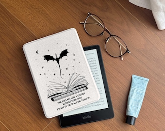 Funda Dragon para Kindle Paperwhite: Parte trasera magnética, encendido/apagado automático.
