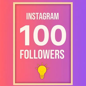 100 Instagram Followers | Followers | Growth Guide | Digital Wall Art