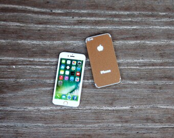 New Gold IPhone 7 Miniature Scale 1:6 for Blythe Barbie Puki Lati Revoltech and similar Dolls.