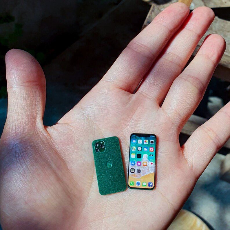 New iPhone 11 Pro Max Midnight Green Toy Miniature Scale 16 Etsy