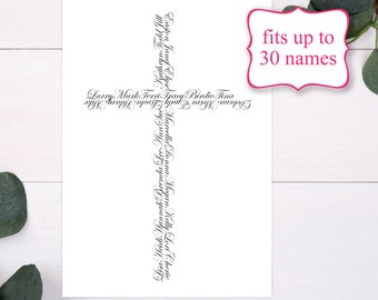 Personalized Children Grandchildren Name Cross for Mom Mother In Law on Mothers Day | Personalized Mothers Day Gift for Mom Mothers Day Idea