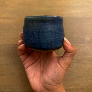Blue Handmade Espresso Cup
