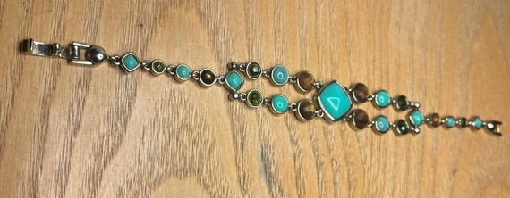 Turquoise Multi-Stone Bracelet - image 3