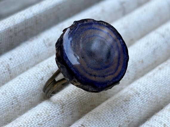 Wood Adjustable Statement Ring - image 3