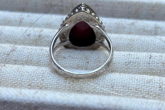 Sterling Silver Ruby Ring - image 6