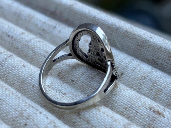 Turquoise Eiffel Tower Ring - image 6