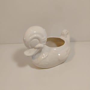 Donald Duck Planter Vintage Heavy