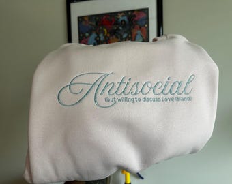 Antisocial - Love Island Embroidered Crewneck
