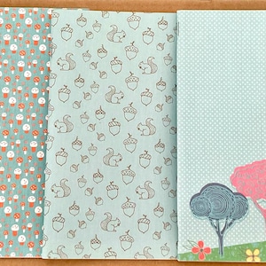 Notebook set of 3 handmade blank A5 notebooks