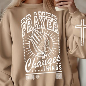 Retro Prayer Changes things svg png Christinal shirt design sublimation, Pray svg, Christian svg, Faith svg, digital download