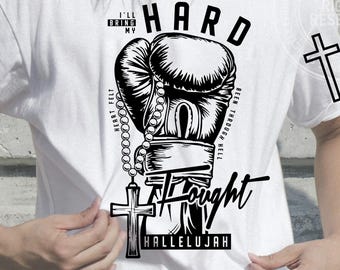 Hard fought hallelujah svg PNG Religious Design: Faith ,Jesus (digital download)