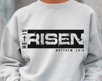 He is risen svg png digital design, Christian svg, Faith svg, Jesus svg, digital download