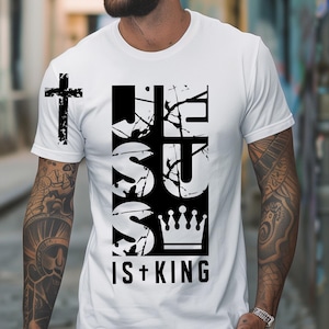 Jesus Is King Svg png, God Svg, Holy Svg, Scripture Svg, Christian Svg, Bible verse Svg, Christian Print, digital download