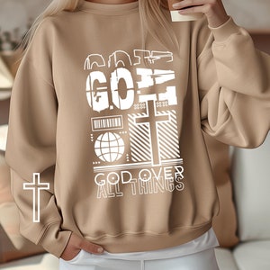 G.O.A.T  God Over All Things SVG png , Christian svg, Modern Christian , Faith svg, God Quote SVG, Jesus svg, digital download