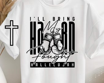 Hard Fought Hallelujah Christian Design, Jesus SVG (Digital Download)
