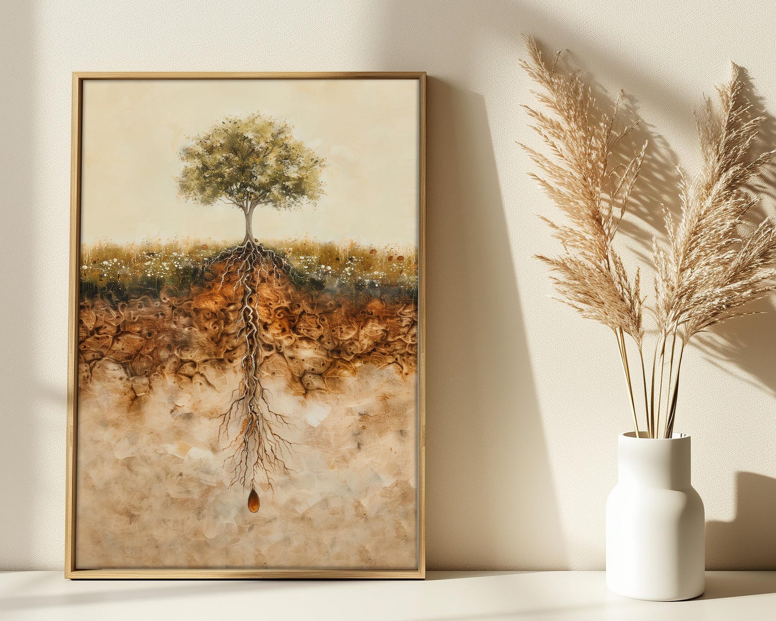 Parable of the Mustard Seed DIGITAL PRINT, Christian Art, Jesus Poster ...
