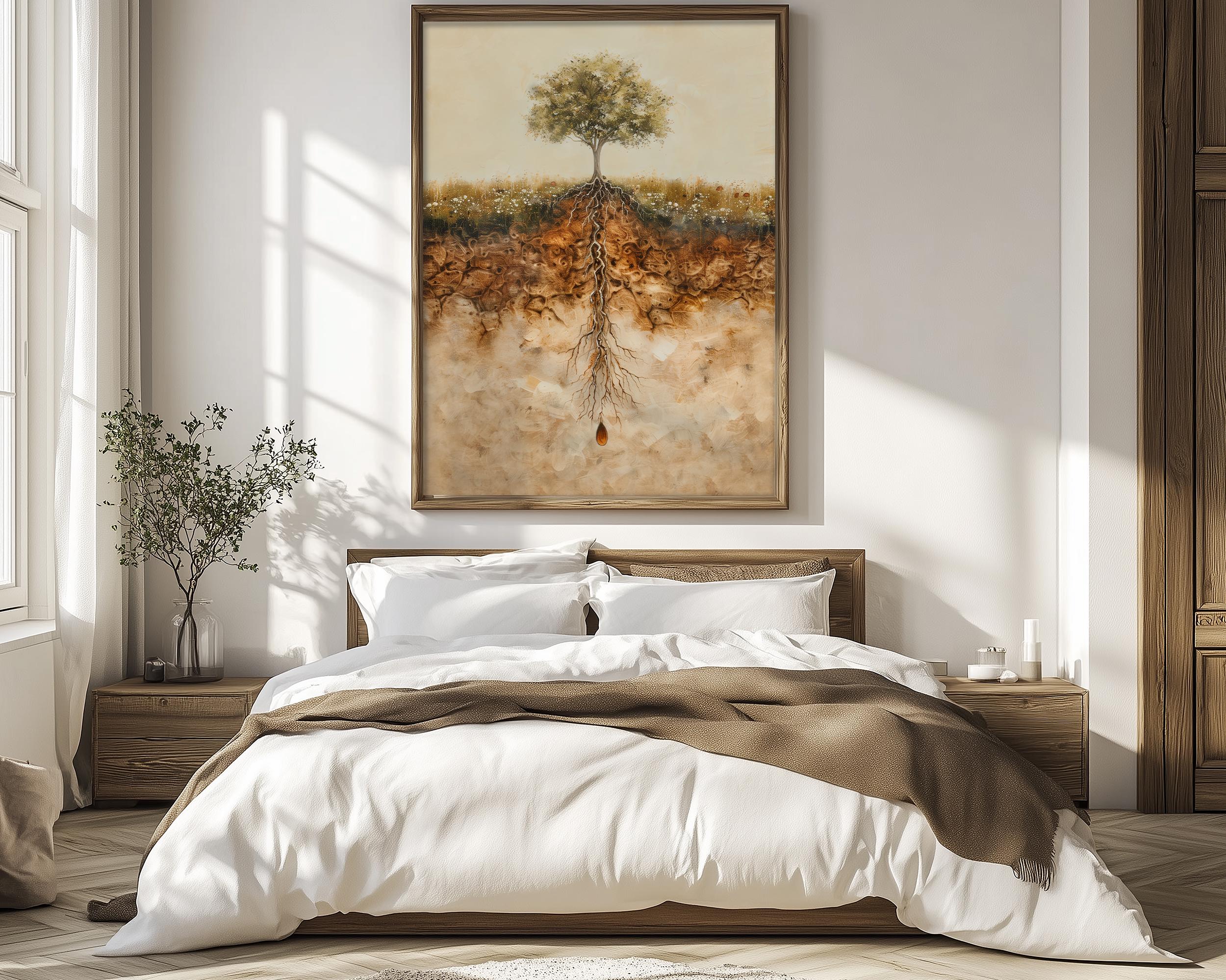 Parable of the Mustard Seed DIGITAL PRINT, Christian Art, Jesus Poster ...