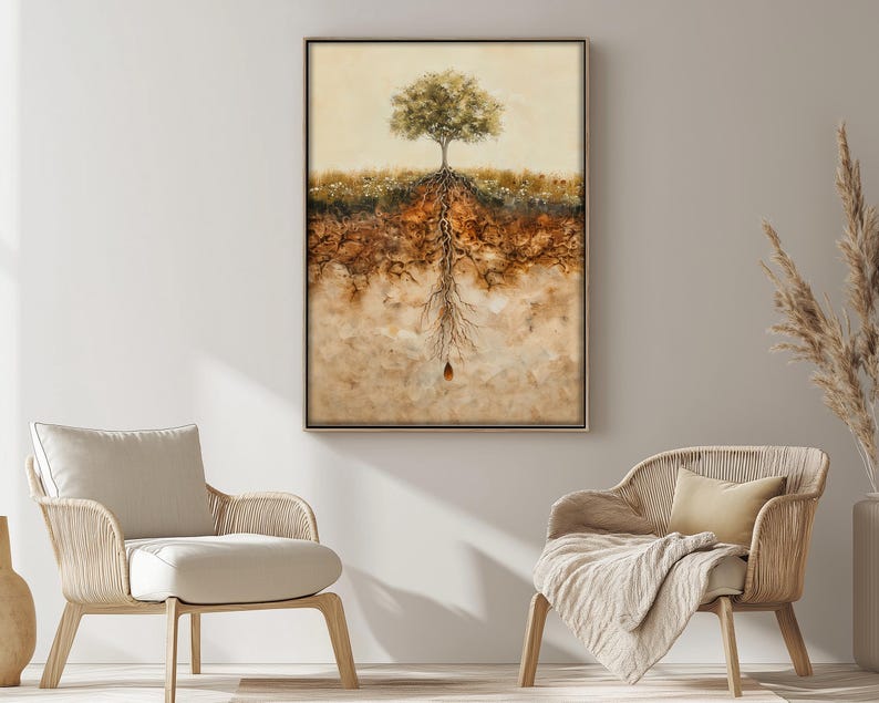 Parable of the Mustard Seed DIGITAL PRINT, Christian Art, Jesus Poster ...