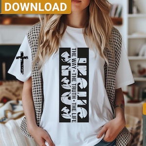 Jesus Christ svg png sublimation shirt design, Faith svg,  digital download