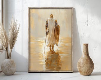 Armor of God Christian Art Print, Ephesians 6:13-17 (Digital Download)