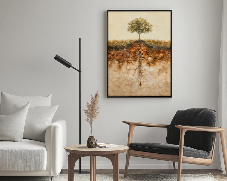 Parable of the Mustard Seed DIGITAL PRINT, Christian Art, Jesus Poster ...