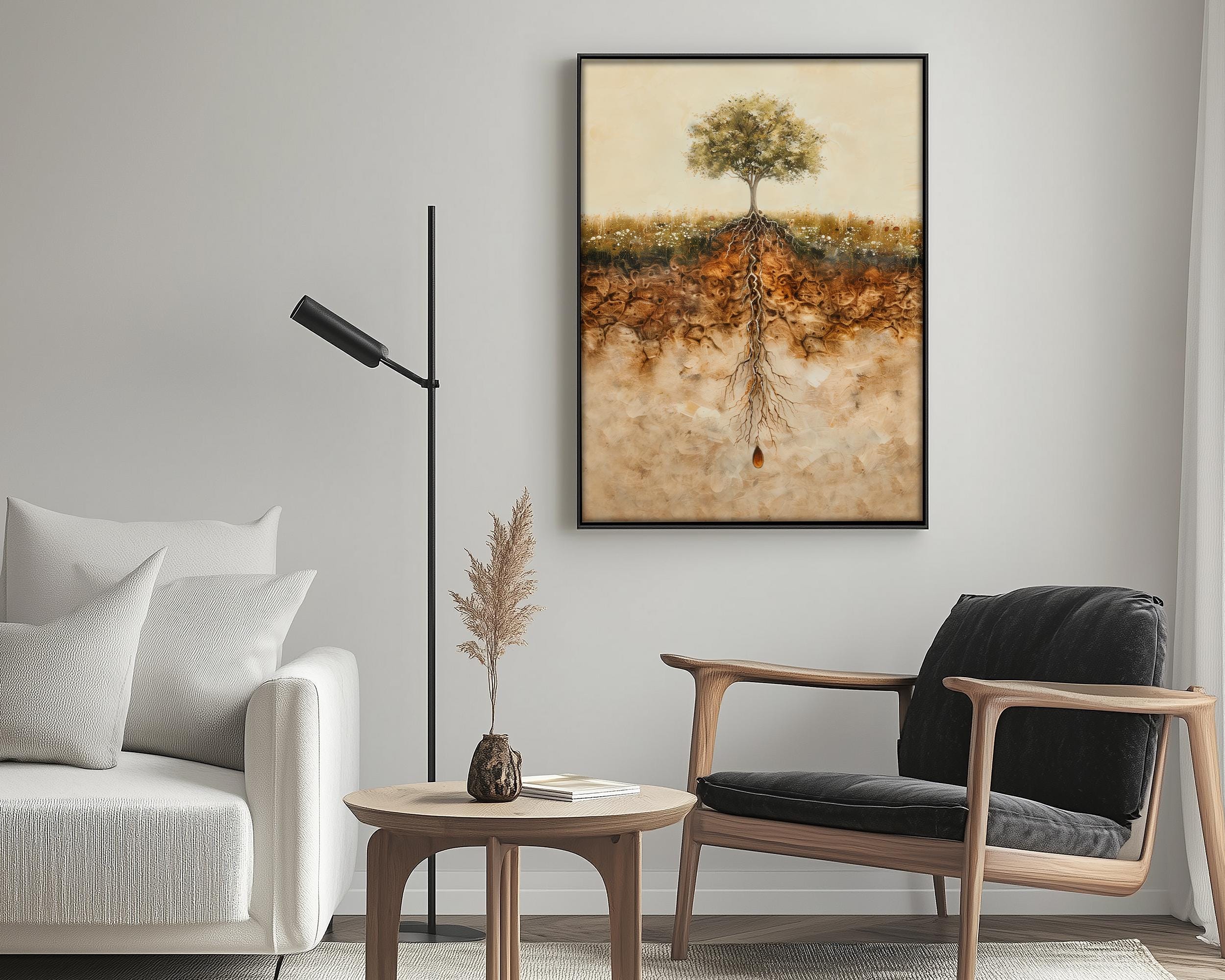 Parable of the Mustard Seed DIGITAL PRINT, Christian Art, Jesus Poster ...