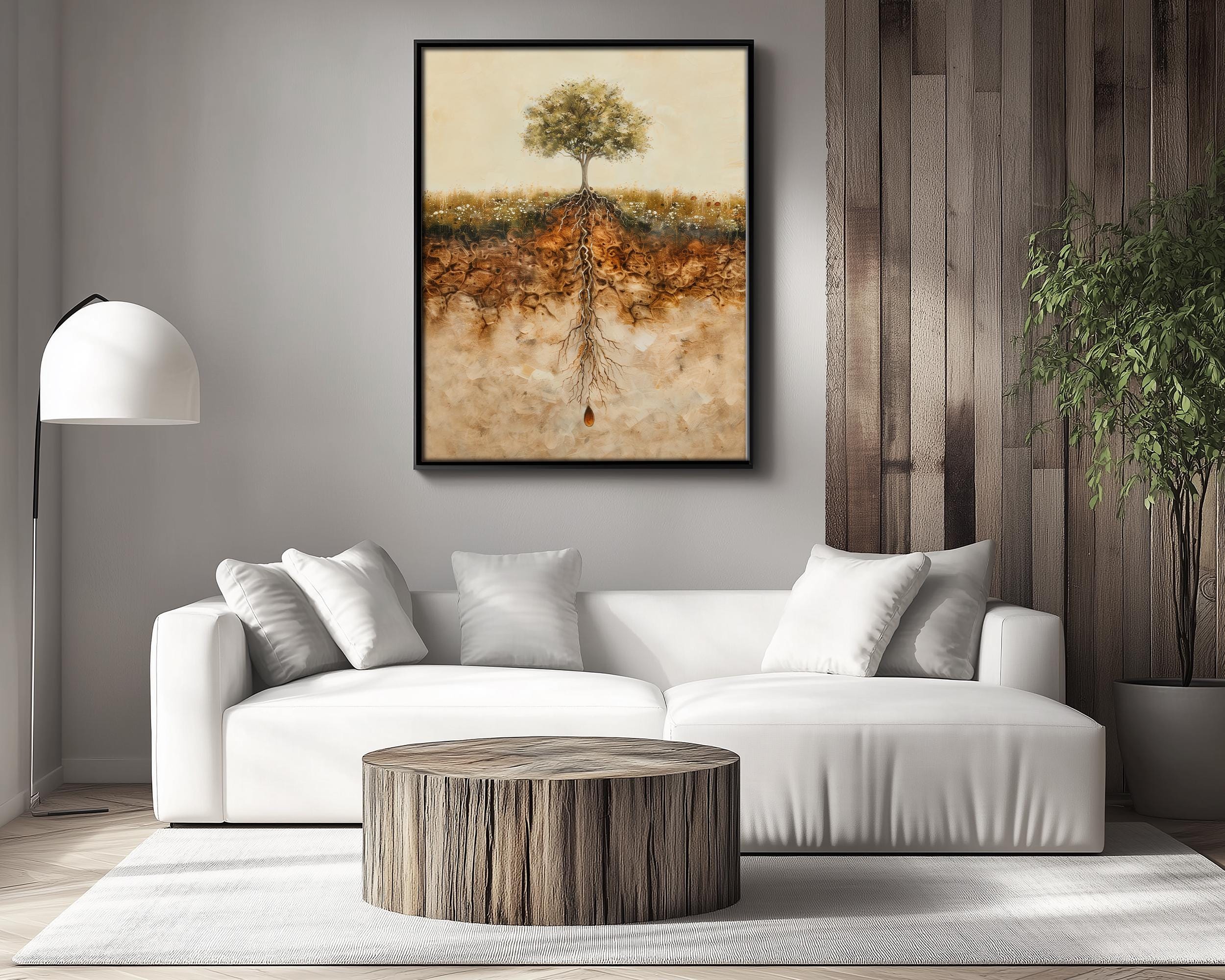 Parable of the Mustard Seed DIGITAL PRINT, Christian Art, Jesus Poster ...