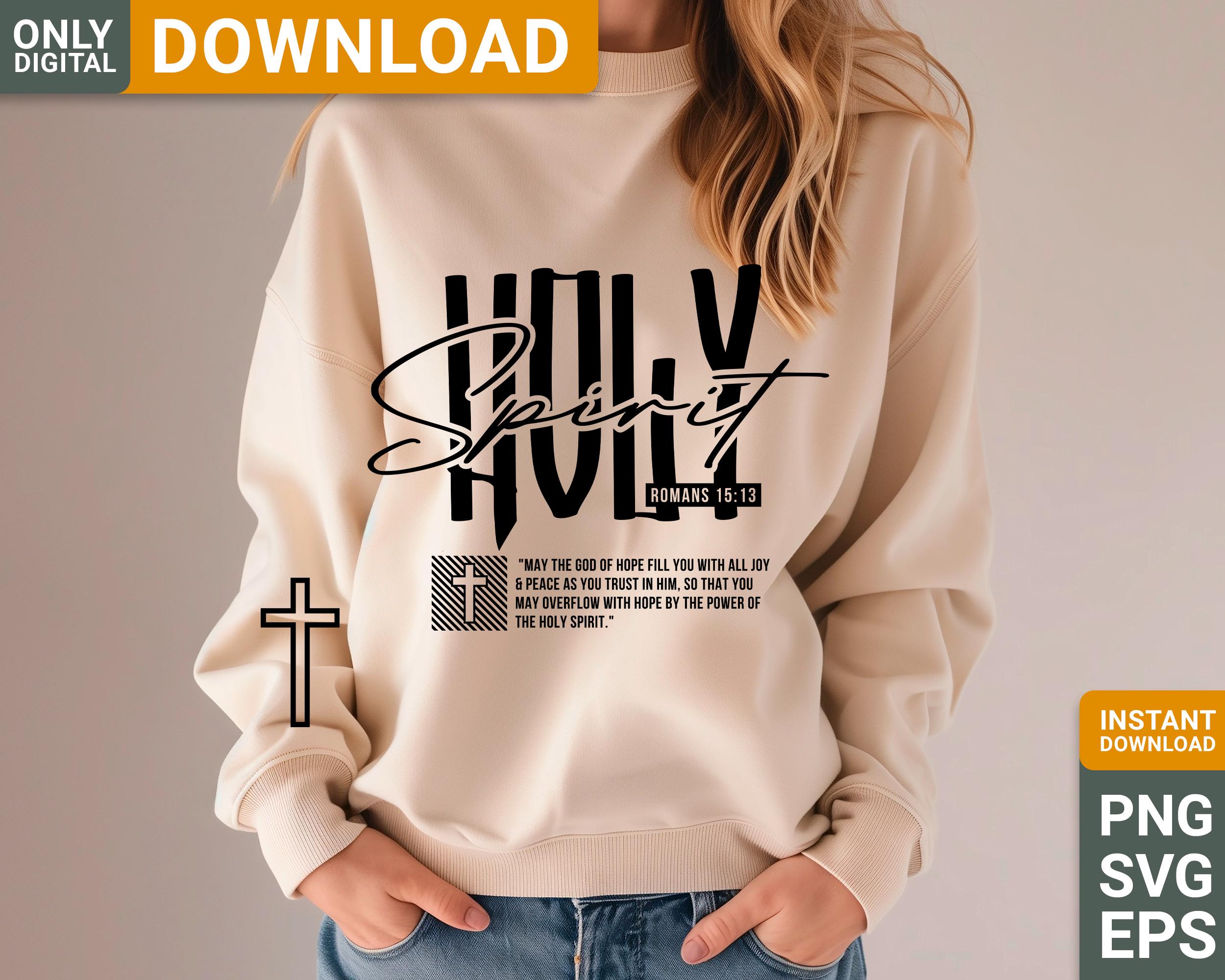 Holy Spirit Christian Svg Png Design , Retro Christian, Men of Faith ...