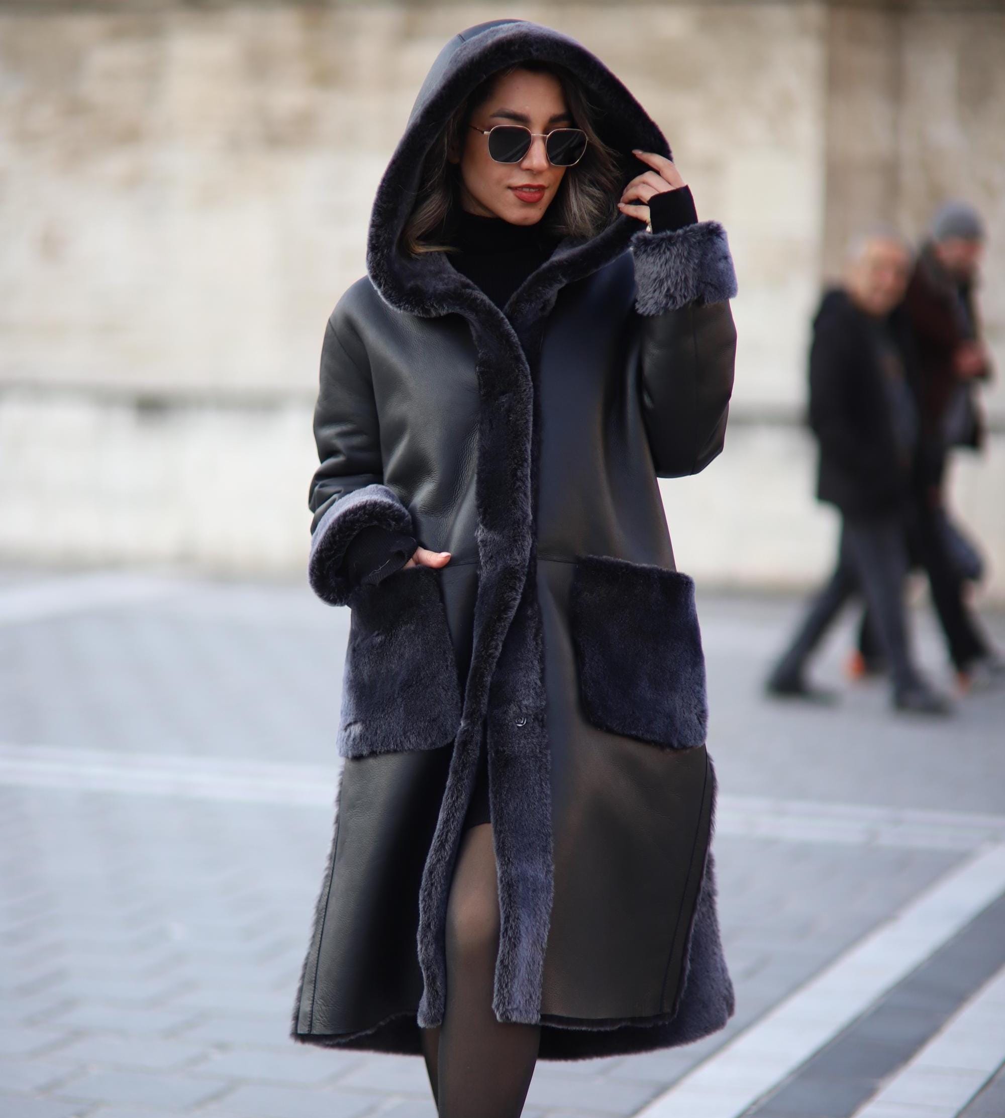 ジャケット・アウター PERVERZE Double Face Nylon Fur PERVERZE