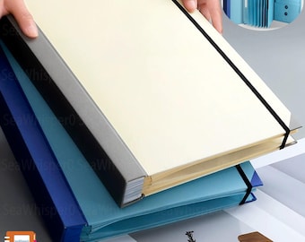 Exquisite Document Organizer, In Case I Go Missing Binder, Emergency Contact File Organizer, Manila Folder Pocket Kit with ID Slots, Gift