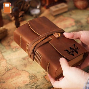 Personalized LEATHER JOURNAL for Women, Genuine Leather Journal, Antique Notebook Cover, Rustic Leather Diary, Travel Notebook Gift for Him