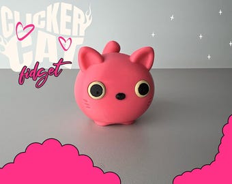 Clicker Cat Fidget No Stress, Sensory toy