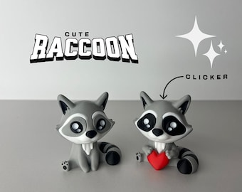 Cute Raccoon Fidget Clicker