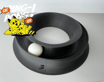 Ping pong toy for Cat, 3d printed, Fun Hunting Activity for Curious Pets