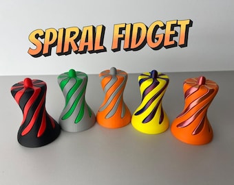 Spiral Fidget Passthrough, Fidget Toy, Stress Relief Toy,