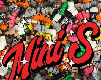 Mini Animals - Mystery bag 3-18 pack - Fidget Toy - Articulated - Tiny, Little, Cute, Flexible, 3D Printing - Fidgeting animals