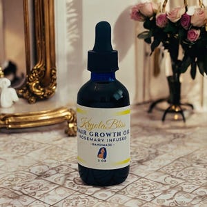 Rosemary and Jamaican Black Castor Oil Hair Growth Oil| Long Hair & Volume | Natural Hair Serum| Thicker, Fuller Hair and Scalp Nourishment