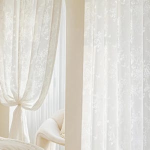 Rose Pink & White Sheer Curtains – Custom Tulle Drapes for Australian Bedrooms - Living Rooms – Light Elegant Window Panels