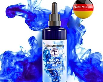 Methyleenblauw 100 ml - Farmaceutische oplossing van methyleenblauw 1% - Vloeibare oplossing van methyleenblauw