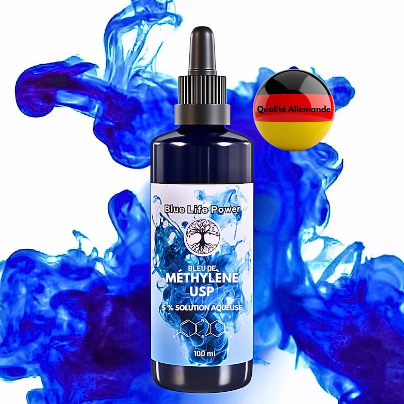 5% Methylene Blue Solution - 100 ml | percent | Ultra High Purity USP percent | methylene blue | image 1