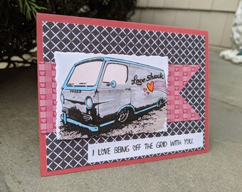 Valentine's Day Card, Love Card, I love you, Off the grid