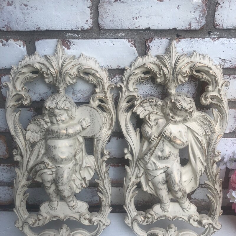 SHABBY & CHIC ARCHITECTURAL FURNITURE APPLIQUES FLORALS * NEW * ONLAYS MOLDINGS