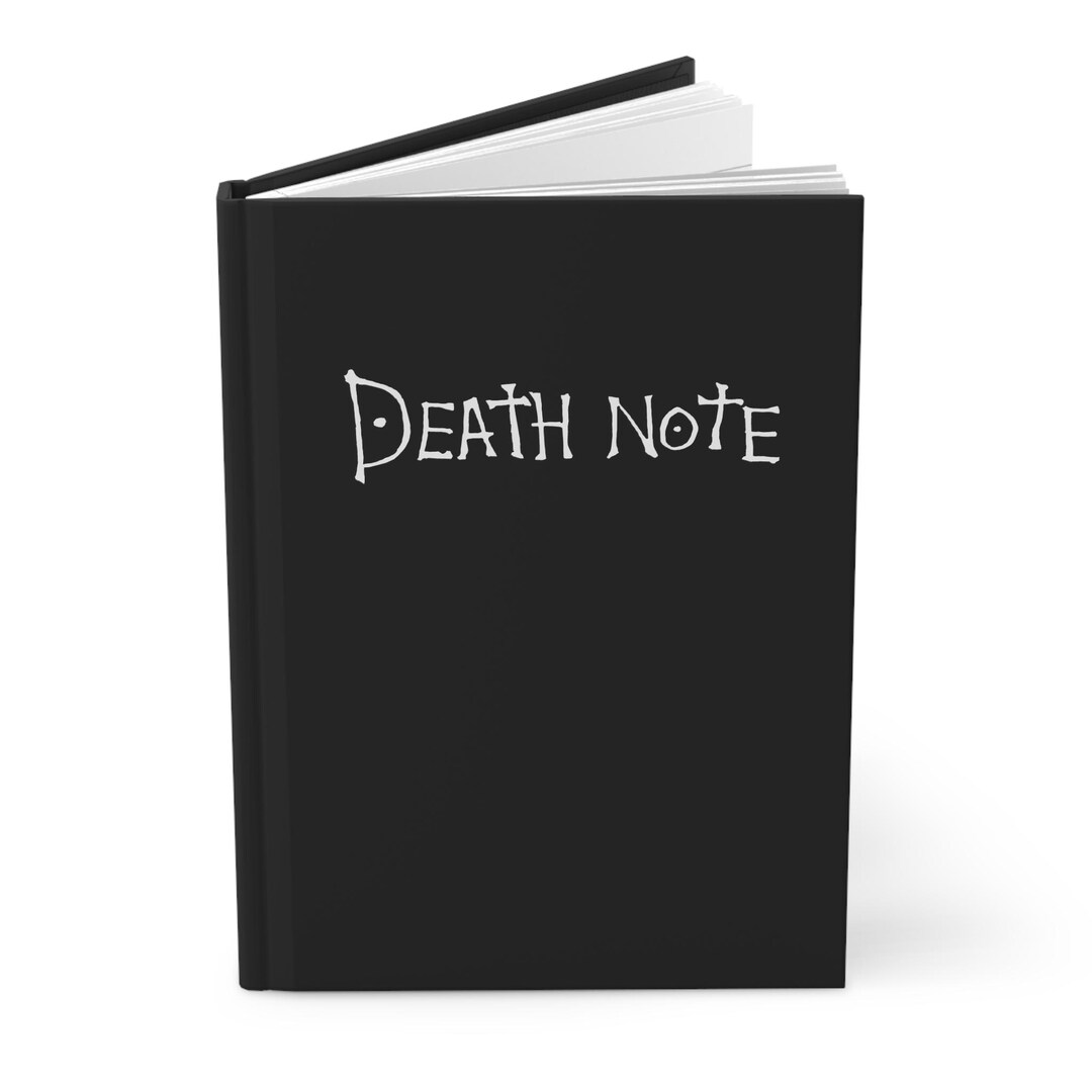 Death Note Hardcover Journal Matte Black Notebook for Anime Fans