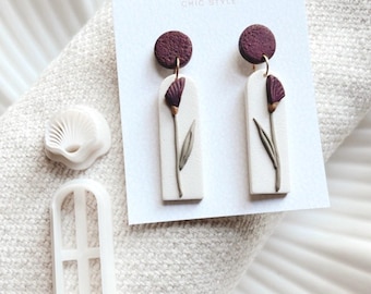 Long Arch Shaped Polymer Clay Cutter | Polymer Clay Cutter | Bordered Long Arch Cutter|