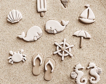 Summer Beach Lover’s Cutter Set  Set of 10 Styles- 15 Cutters in total | Individual cutters available