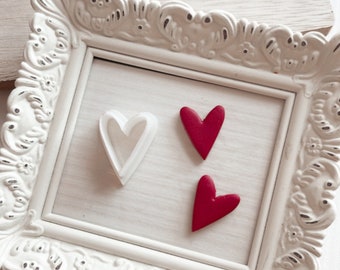 Whimsical Heart Shaped Polymer Clay Cutter | Polymer Clay Cutter | Love Collection Cutters | Canadian made Clay Cutters | Heart Clay Cutters