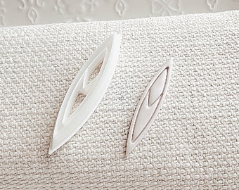 Long Marquise Clay Cutter | Polymer Clay Cutter | Embossed Polymer Clay Cutter | Canadian Clay Cutter Company.