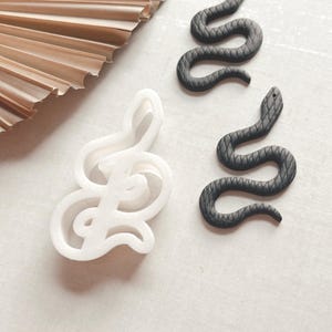 Snake Shaped Polymer Clay Cutter | 3D Printed Clay Cutter | Canadian Clay Cutter Company image 1