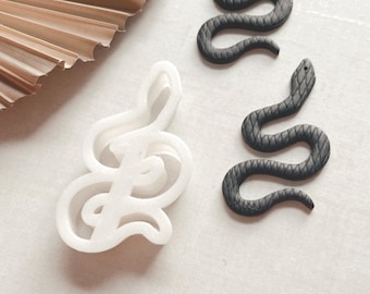 Snake Shaped Polymer Clay Cutter | 3D Printed Clay Cutter | Canadian Clay Cutter Company